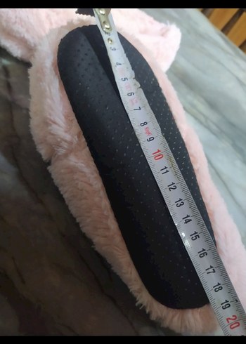 Kız Çocuk Pembe Nakışlı Sıcak panduf - Görsel 4