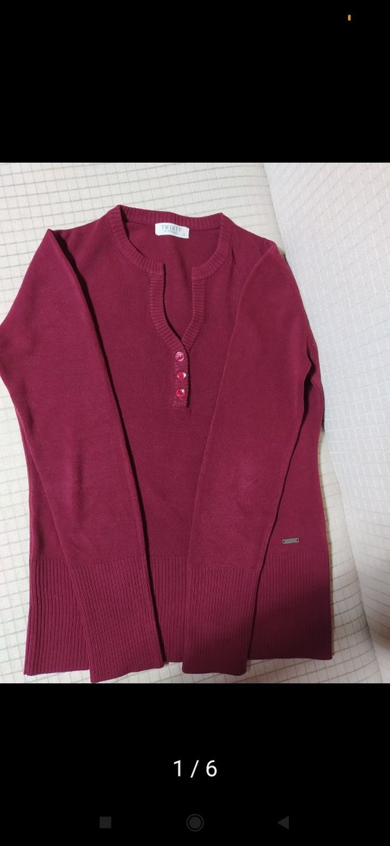 Bordo TWENTY Kadın  Triko kazak - Görsel 3