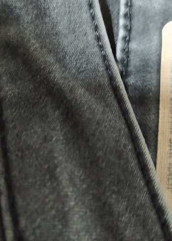 Antrasit Kadın Midi Boy Denim jeans Pantolon - Görsel 3