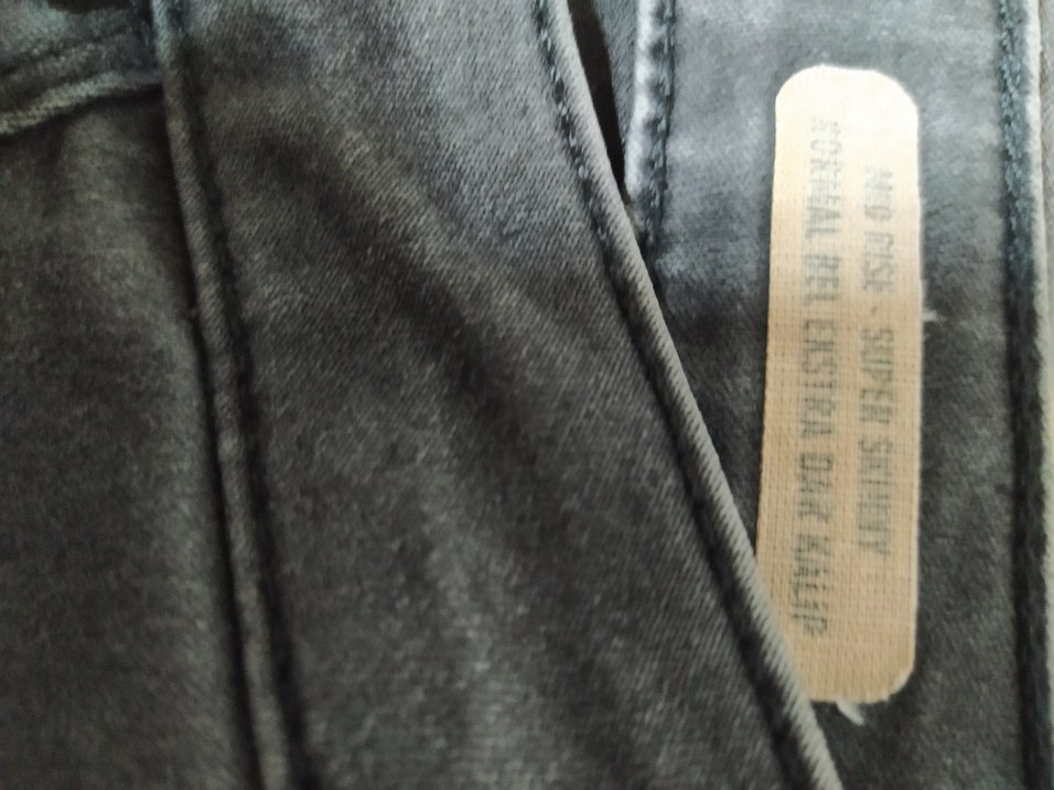 Antrasit Kadın Midi Boy Denim jeans Pantolon - Görsel 3