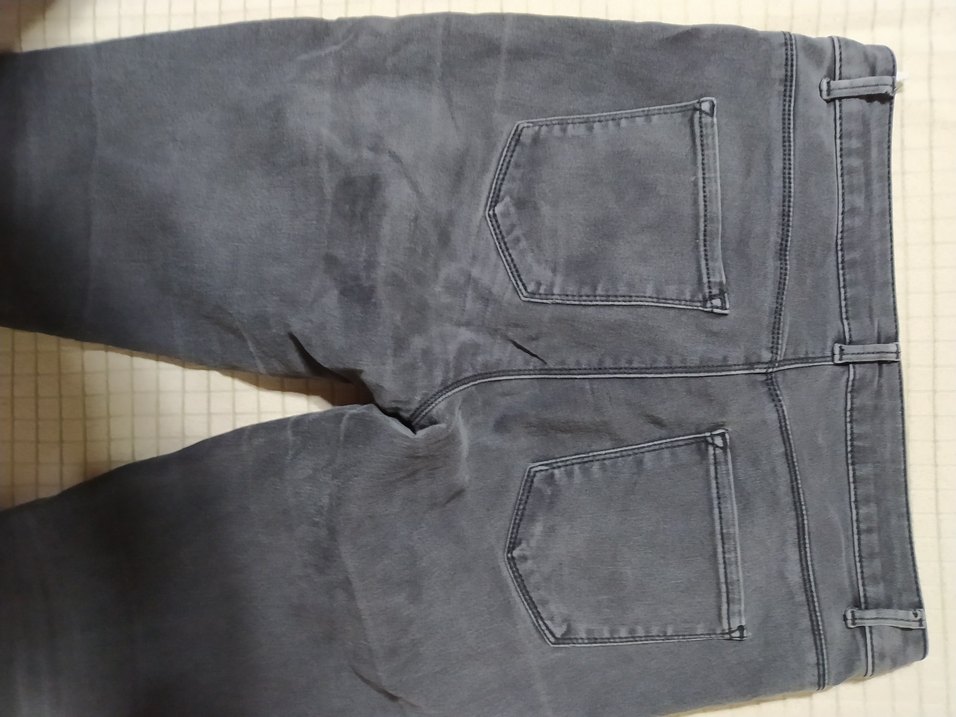 Antrasit Kadın Midi Boy Denim jeans Pantolon - Görsel 4