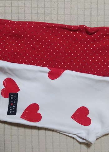 DeFacto Kalp Desenli Kız Bebek Uzun Kollu Takım - Görsel 4