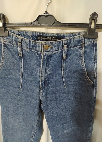 LCV Kadın Mavi Denim Midi Boy Kot Pantolon - Görsel 2