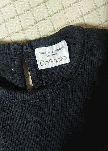 Kız Çocuk Siyah Fırfırlı Kareli Elbise - Görsel 4