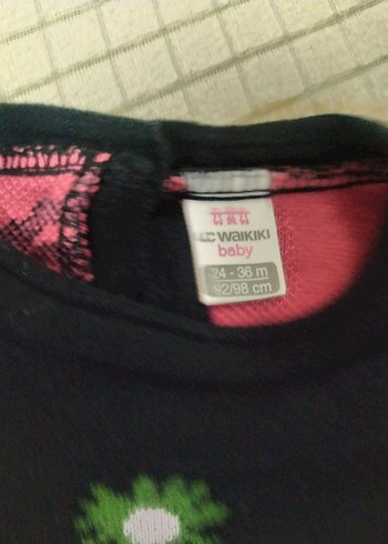 Çiçek Desenli Uzun Kollu Kız tunik - Görsel 3