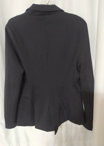 Siyah Düğmeli Kadın Blazer Ceket - Görsel 4