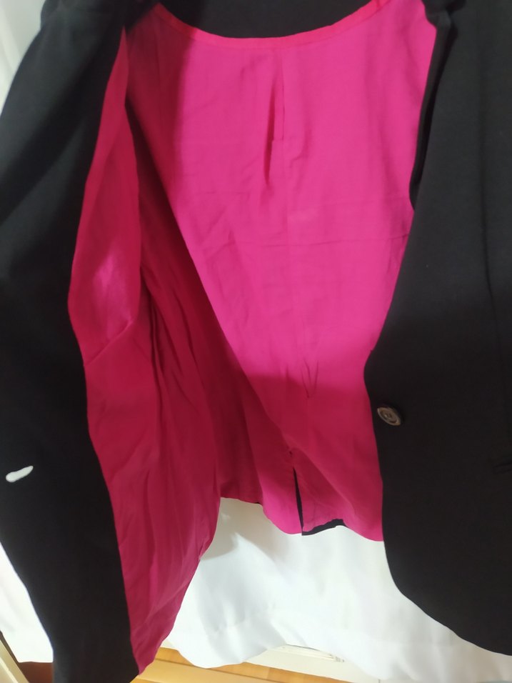 Siyah Düğmeli Kadın Blazer Ceket - Görsel 5