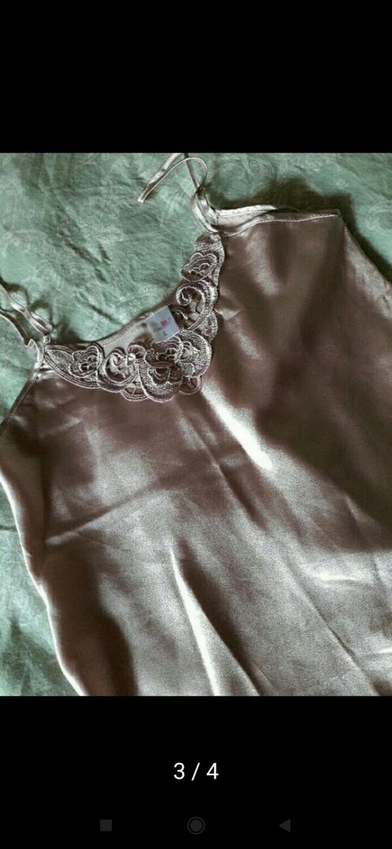 Parlak Kahverengi Vintage Bohem Kadın Şortlu Pijama - Görsel 2