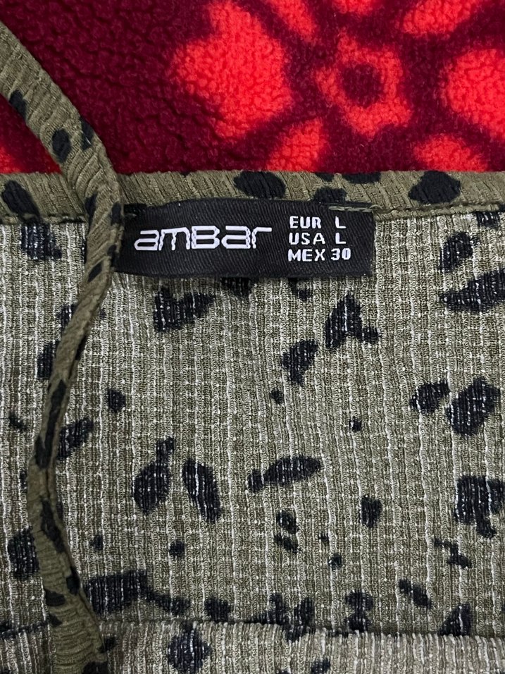 Kadın Haki Kamuflaj Desenli Kısa Tulum - Görsel 2