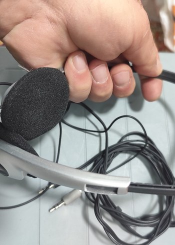 Gri Kablolu Kulaklık - Görsel 5