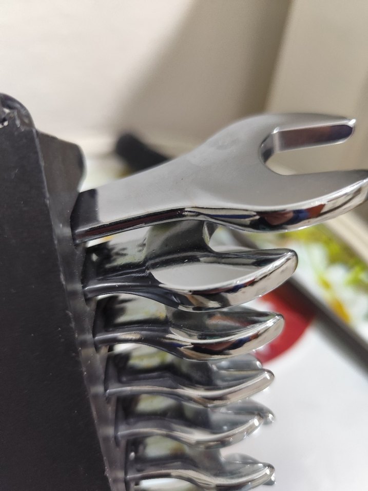 12 Parça 6-22 mm Krom Vanadyum Anahtar Seti - Görsel 5