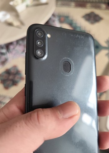 Gri Android Telefon, Koyu Ekran SAMSUNG A11 32gb - Görsel 3