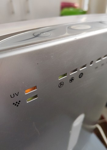 Beyaz ve Gri Hava Temizleyici ve Nemlendirici - Görsel 3