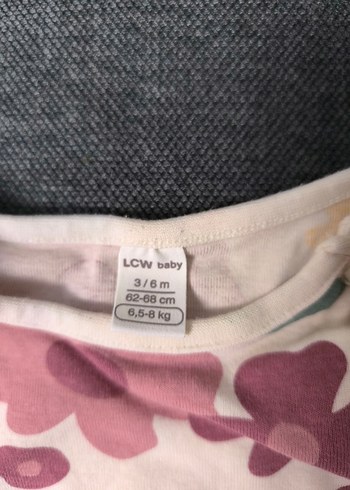 LCW baby çiçek Desenli kız Bebek Tulum, Fırfırlı, Pastel Tonlar - Görsel 2