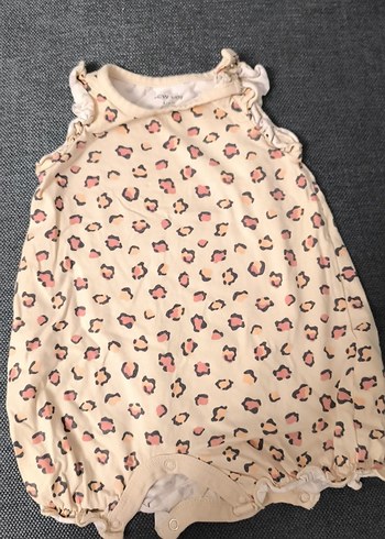 LCW baby Bej Bebek Kız Body Tulum, Fırfırlı, Pastel Renk - Görsel 3