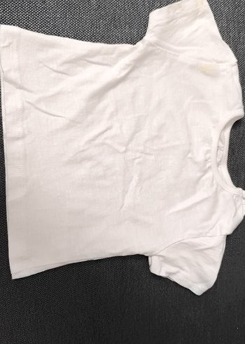 LCW baby Kız Çocuk Pembe ve Beyaz  Baskılı Kısa Kollu Tişört - Görsel 3