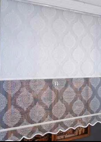 Desenli Beyaz Tül Stor Perde metresi sadece 400tl - Görsel 5