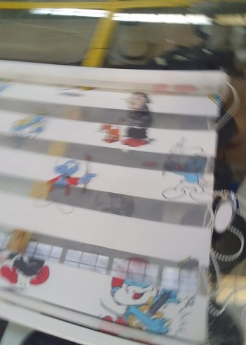 Desenli Beyaz Tül Stor Perde metresi sadece 400tl - Görsel 3