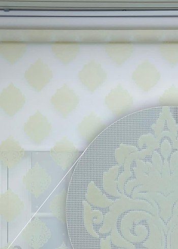 Desenli Beyaz Tül Stor Perde metresi sadece 400tl - Görsel 2