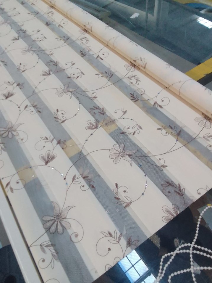 Desenli Beyaz Tül Stor Perde metresi sadece 400tl - Görsel 4