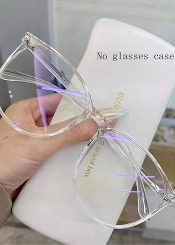 Şeffaf Minimalist Kadın Gözlüğü - Görsel 2