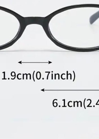 Şeffaf Kırmızı Retro Kadın Gözlüğü - Görsel 3