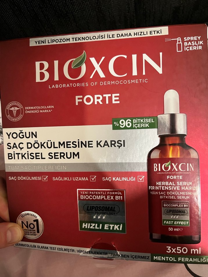 Biocxin Forte Saç Serumu Seti 3x50 ml - Görsel 2