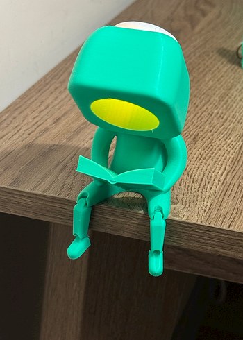 Kitap Kurdu Temalı Dekoratif LED Figür - Görsel 2