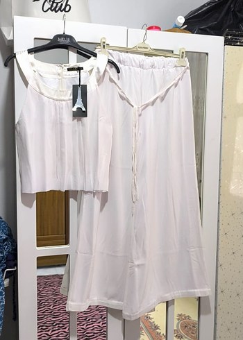 Academia Bohem Beyaz Uzun Kollu Kadin Pijama Takimi