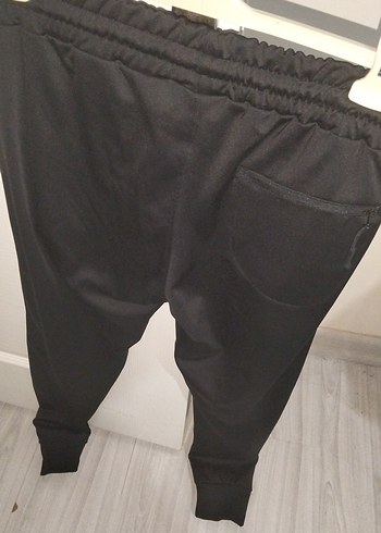 Fermuarlı Siyah Kadın Eşofman Altı - Görsel 3