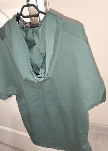 Nike Erkek Kısa Kollu Yeşil Sweatshirt - Görsel 3