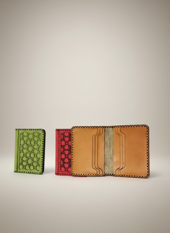 Gerçek Deri El Yapımı Cüzdan Açık kahve - Görsel 3