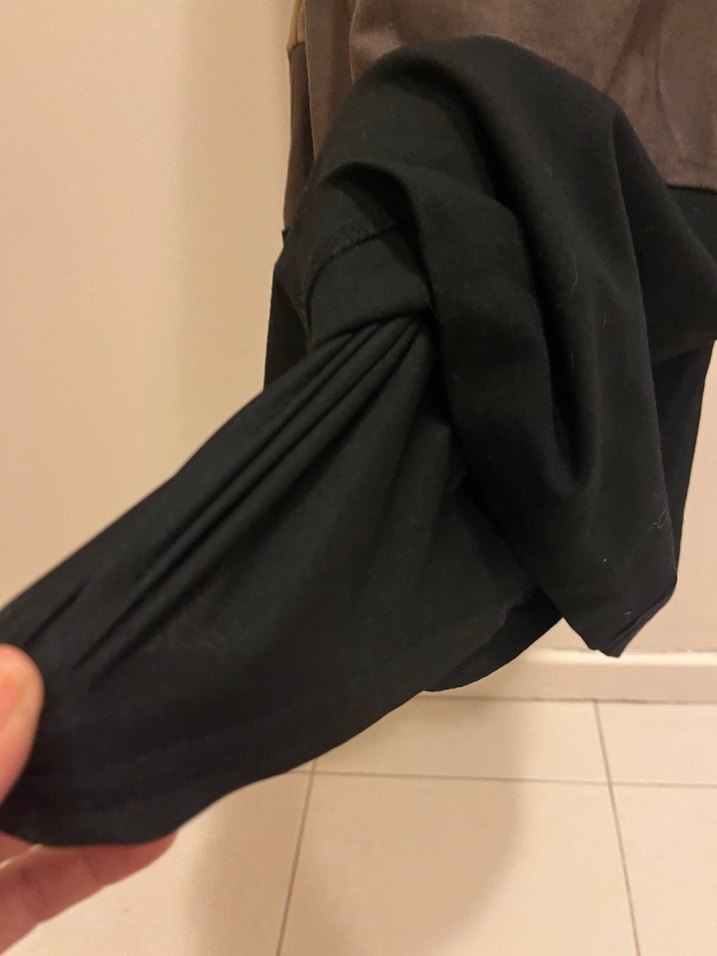 mango Kahverengi Koyu Yeşil Midi Kadın Elbise Kışlık - Görsel 2