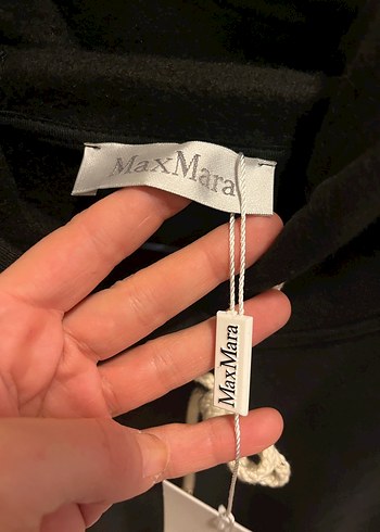 Kadın Siyah Uzun Kollu Sweatshirt Elbise MAx Mara - Görsel 5