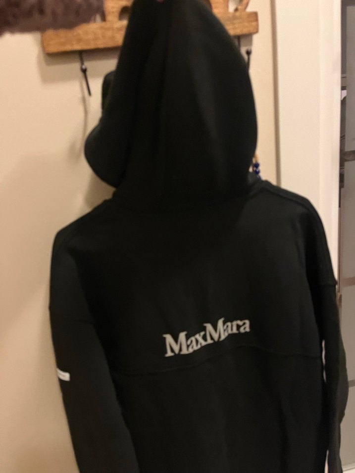 Kadın Siyah Uzun Kollu Sweatshirt Elbise MAx Mara - Görsel 3