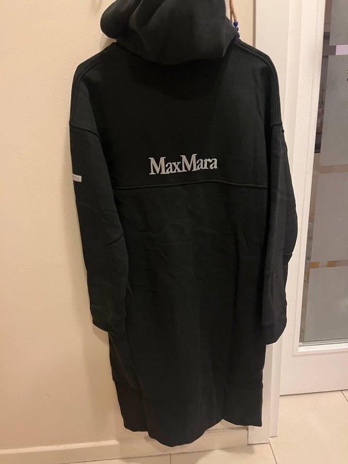 Kadın Siyah Uzun Kollu Sweatshirt Elbise MAx Mara - Görsel 4