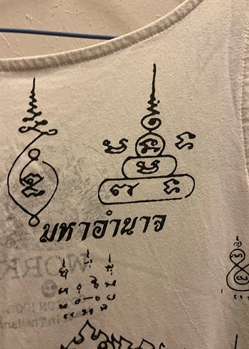 Baskılı, Askısız Bol Tişört Yoga Aum Garuda Baskılı - Görsel 7