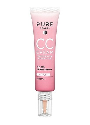 Pure Beauty CC Cream Spf50 Pa+++ Ivory 30ml 