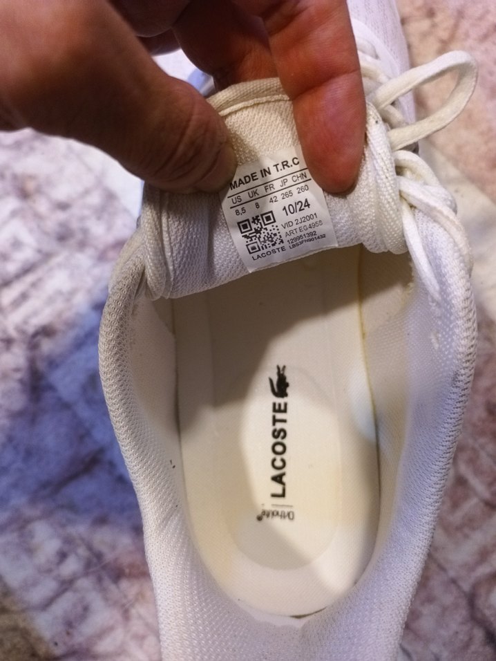 Lacoste 42 numara orjinal spor ayakkabı - Görsel 2
