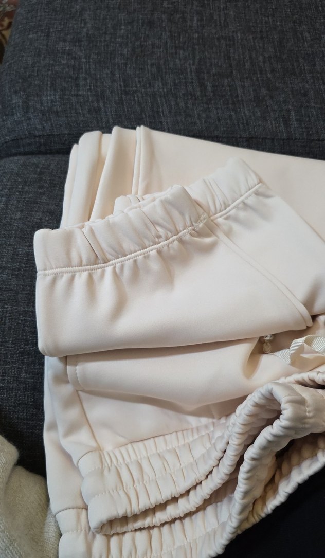 Kadın Beyaz Regular Fit Kumaş Pantolon - Görsel 2