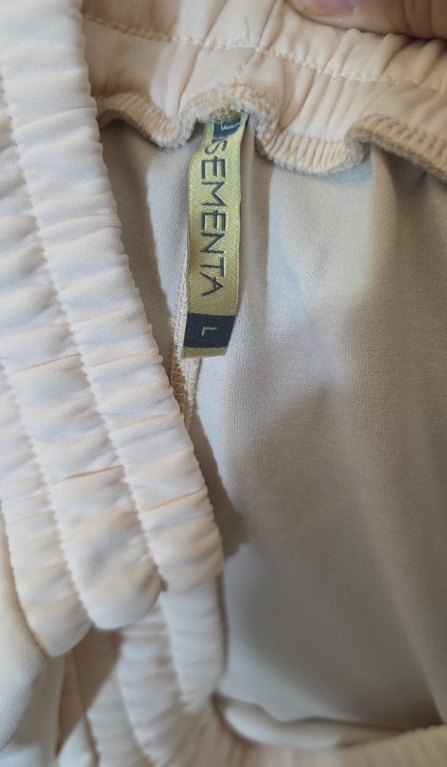 Kadın Beyaz Regular Fit Kumaş Pantolon - Görsel 4