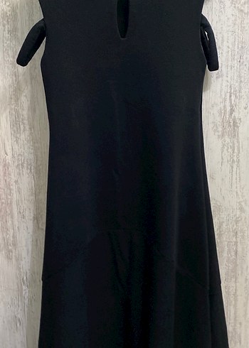 Via Delle Rose Siyah Kadın Elbise - Görsel 2