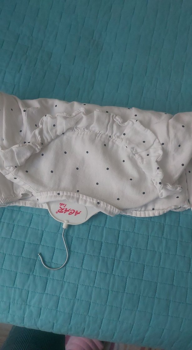 Kız Çocuk Beyaz Pamuklu Uzun Kollu Gömlek - Görsel 4