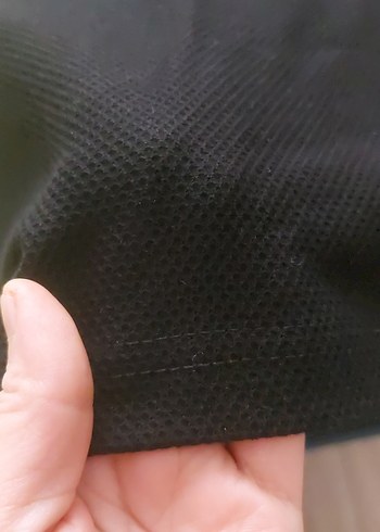 Fermuarlı Siyah Erkek Polo Tişört - Görsel 4