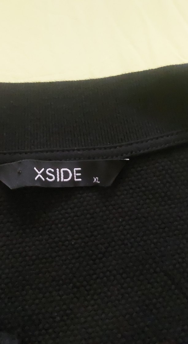 Fermuarlı Siyah Erkek Polo Tişört - Görsel 3