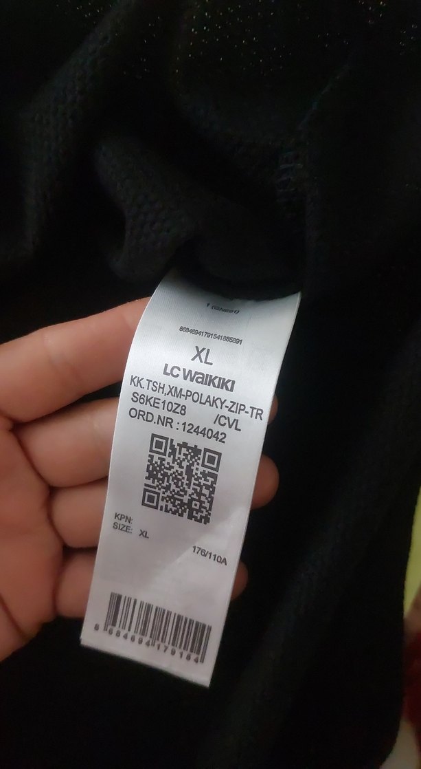 Fermuarlı Siyah Erkek Polo Tişört - Görsel 5