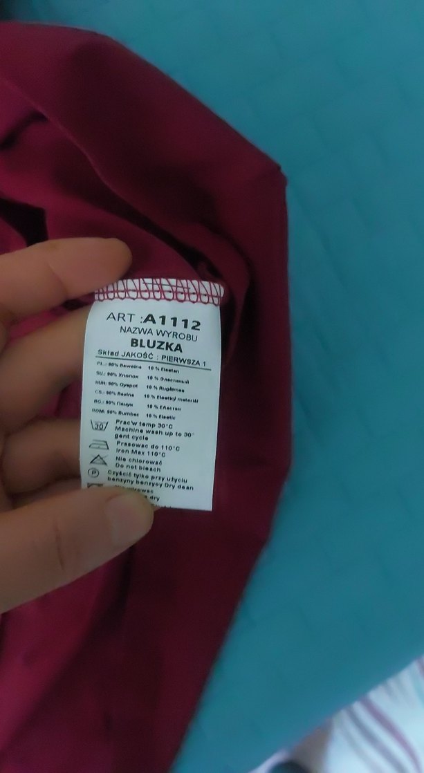 Koyu Kırmızı yarım Kollu Tişört - Görsel 5