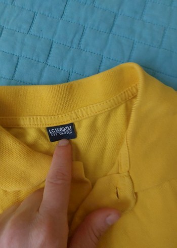 Sarı  Polo Tişört Kısa Kollu ikili olarak satışta - Görsel 3