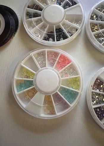 Çok Renkli Tırnak Süslemeleri Seti - Görsel 2