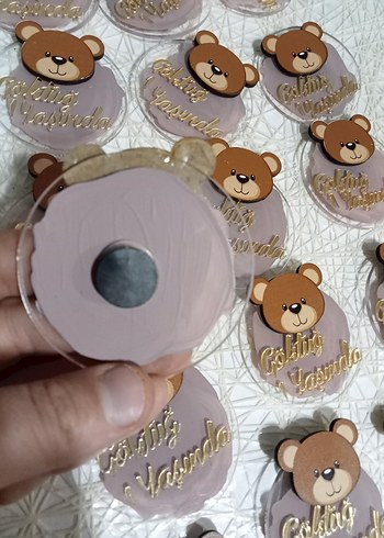 Ayıcık Figürlü 1 Yaş Hediyesi - Görsel 3